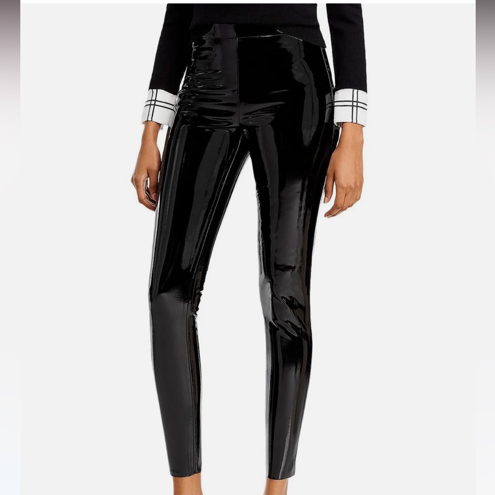 Alice and Olivia Maddox Womens Patent Skinny Leggings